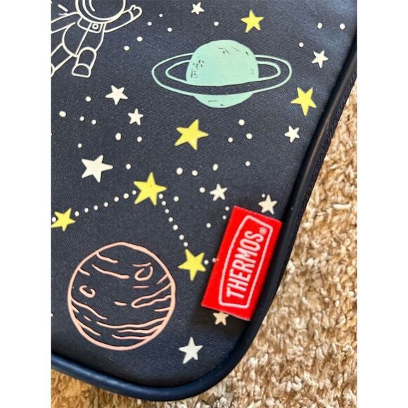 Thermos Kids Space Party Insulated Lunch Box Glow-in-the-Dark Design - Picture 3 of 8